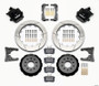 Wilwood Combination Parking Brake Rear Kit 12.88in 2005-2014 Mustang