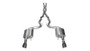 Corsa 2015-17 Ford Mustang GT Coupe 5.0L 3in Sport Cat-Back Exhaust Dual Rear Exit w/ Gun Metal Tips