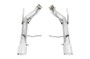 AWE Tuning S197 Mustang GT Axle-Back Exhaust - Track Edition (Chrome Silver Tips)