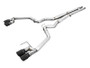 AWE Tuning 2018+ Ford Mustang GT (S550) Cat-Back Exhaust - Track Edition (Quad Diamond Black Tips)