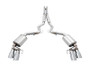 AWE Tuning 2018+ Ford Mustang GT (S550) Cat-Back Exhaust - Touring Edition (Quad Chrome Silver Tips)