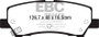 EBC 2015+ Ford Mustang 5.0L Bluestuff Rear Brake Pads