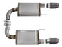 aFe MACH Force Xp SS Axle Back Exhaust System w/ Carbon Fiber Tips 15-17 Ford Mustang GT V8-5.0L