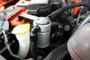 J&L 15-23 Ford Mustang GT/15-20 Ford Mustang GT350 Passenger Side Oil Separator 3.0 - Clear Anodized