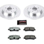Power Stop 15-19 Ford Mustang Rear Z26 Street Warrior Brake Kit (K6813-26)