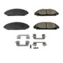 Power Stop 15-19 Ford Mustang Front Z17 Evolution Ceramic Brake Pads w/Hardware (17-1791)