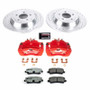 Power Stop 15-19 Ford Mustang Rear Z26 Street Warrior Brake Kit w/Calipers (KC6813-26)
