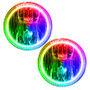 Oracle Ford Mustang 10-12 LED Fog Halo Kit - Shelby/Roush Fogs - ColorSHIFT