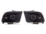 Raxiom 05-09 Ford Mustang w/ Factory Halogen LED Halo Headlights- Black Housing (Smoked Lens)