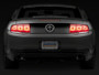 Raxiom 10-12 Ford Mustang Aero Tail Lights- Black Housing (Smoked Lens)