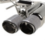 Kooks 18-24 Ford Mustang GT 5.0 3in. Valved Shotgun Cat-Back Exhaust - Carbon Tips
