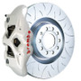 Brembo 15-23 Mustang Front GT BBK 6 Piston Cast 380x34 2pc Rotor Slotted TY3L- White