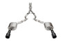Corsa 2024 Ford Mustang GT Convertible 3in Sport Cat-Back Exhaust - 4.5in Black Carbon Fiber Tips