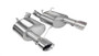 Corsa 2011-2014 Ford Mustang GT/Boss 302 5.0L V8 Polished Xtreme Axle-Back Exhaust