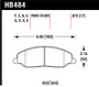 Hawk 2008-2009 Ford Mustang Bullitt 4.6 HPS 5.0 Front Brake Pads
