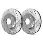 StopTech Select Sport 05-10 Ford Mustang GT Slotted and Drilled Rear Right Rotor
