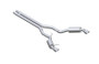 MBRP 15 Ford Mustang GT 5.0 3in Cat Back Dual Split Rear Street Version 4.5in Tips - Aluminized