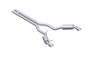 MBRP 15-17 Ford Mustang GT 5.0 3in Cat Back Dual Split Rear Race Version 4.5in Tips - Aluminized