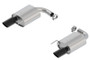 Borla Atak S Rear Section 15-17 Ford Mustang GT 5.0L V8 MT/AT 2.5in pipe 4in tip (Black Chrome)