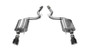 Corsa 2015-2017 Ford Mustang GT 5.0 3in Axle Back Exhaust Black Dual Tips (Touring)