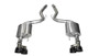 Corsa 2015-2017 Ford Mustang GT 5.0 3in Axle Back Exhaust Black Quad Tips (Sport)
