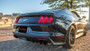 Corsa 2015-2017 Ford Mustang GT 5.0 3in Axle Back Exhaust Black Quad Tips (Sport)