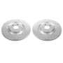 Power Stop 13-14 Ford Mustang Front Drilled & Slotted Rotor - Pair