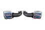 Corsa 2024+ Ford (S650) Mustang GT 5.0L & Dark Horse Carbon Fiber Air Intake System - Lids & Filters Only / Oiled
