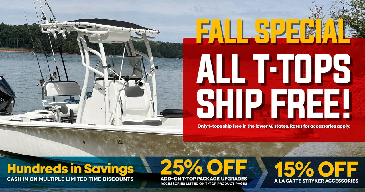 SG900 T-Tops for Center Console Boats