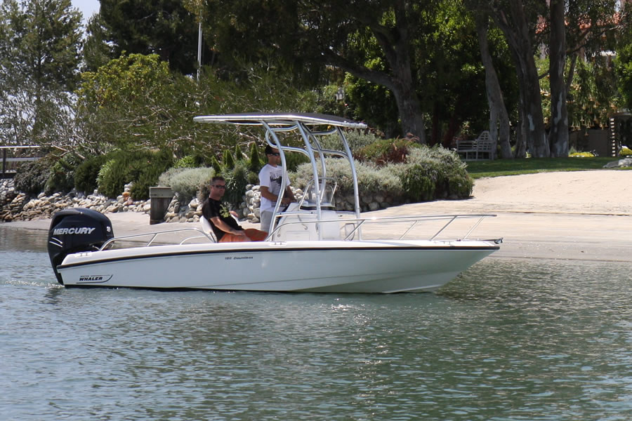 SG600 Folding T-Top for Center Console Boats by Stryker | Anodized