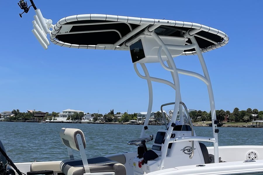SG600 Folding T-Top — Curved Frame White | Stryker T-Tops