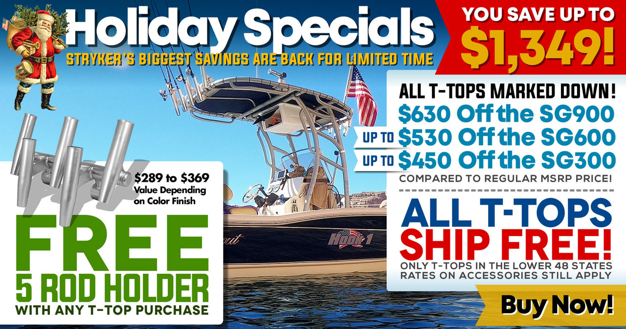 SG600 T-Tops for Center Console Boats