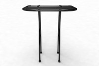 Isolated rear view photo of SG300 boat t-top frame.