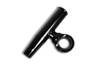 2 Single Fishing Rod Holders - Powder Coated Black