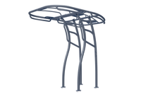 Isolated 3/4 view of Stryker T-Top's premium SG900 boat t-top frame.