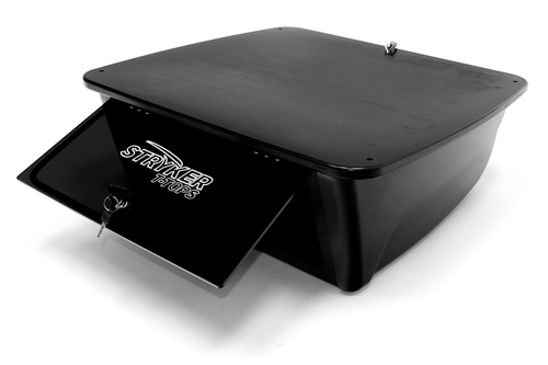 Stryker Electronics Box (Black) with Two 4-Inch Speakers and LED Light for boat t-tops