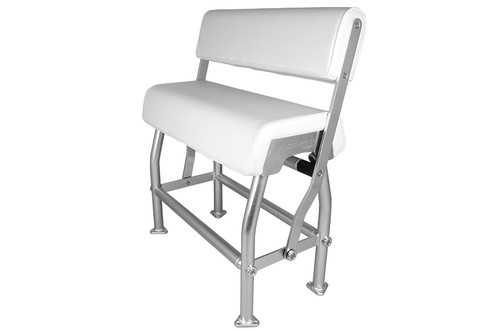 Swing Back Leaning Post Seat for Center Console Boats