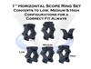 VERSARING 1" HORZ UNIV SCOPE RINGS UPC: 850034750965