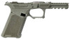 Sct Manufacturing 0225010100IB Full Size  Compatible w/ Gen3 17/22/31 OD Green Polymer Frame Aggressive Texture Grip Includes Locking Block                                                             
