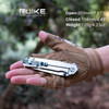 Ruike 4.5"" Ll Fld Knf W/pkt Clp Sil UPC: 6942870370491
