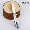 Ruike 4.5"" Ll Fld Knf W/pkt Clp Sil UPC: 6942870370491