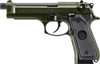 OD GREEN THREADEDBERETTA 92FS 9MM 4.9" 18RD 