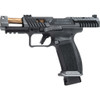 Canik TTI Combat Smoke Pistol 9mm 4.6 in. Grey 18 rd.
