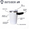 Outsider The AM Travel Mug Light Pink