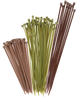 Vanish 15823 Hunting Blind Cable Ties  Tan/Green/Brown Nylon 100 PK                                                                                                                                     