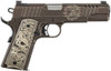 AutoOrdnance 1911TCAC15 1911 A1 Cold Dead hands 45 ACP 71 5 BlackBurnt Bronze Distressed Cerakote Ported Slide Custom Engraved Aluminum Grips TruGlo Night Sights UPC: 602686422826