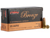 PMC 25A Bronze 25ACP 50gr Full Metal Jacket 50 Per Box/20 Case