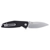 CRKT IBIS 3.09" PLAIN EDGE BLK/SLV