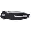 CRKT IBIS 3.09" PLAIN EDGE BLK/SLV
