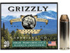 Grizzly Ammo GC45C+P3 45Colt+P 225gr Jacketed Hollow Point 20 Per Box/10 Case